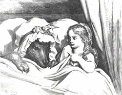 Le petit chaperon rouge - Illustration de Gustave Doré