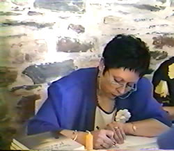 D&eacute;dicace Silviane Le Menn